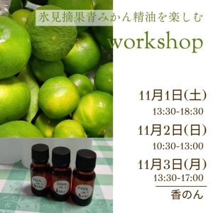 青みかんワークショップ